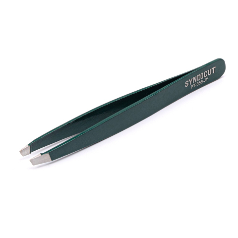 МЕТЦГЕР PT-356 Пинцет скошенный зеленый