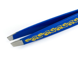 МЕТЦГЕР PT-362-D Пинцет скошенный с растительным орнаментом