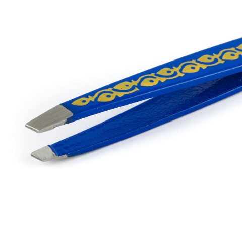 МЕТЦГЕР PT-362-D Пинцет скошенный с растительным орнаментом