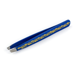 МЕТЦГЕР PT-362-D Пинцет скошенный с растительным орнаментом