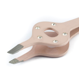 МЕТЦГЕР PT-363(6)-РК Пинцет розовый со стразами