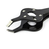 МЕТЦГЕР PT-363(7)-ВК Пинцет черный со стразами