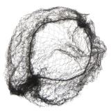 СЕ050 Сеточка-паутинка малая черная (2 шт)