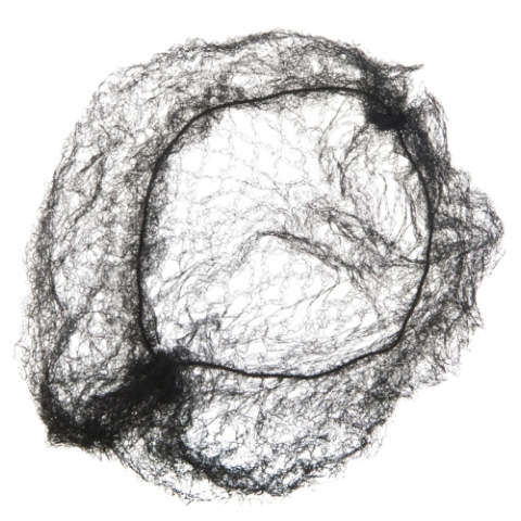 СЕ050 Сеточка-паутинка малая черная (2 шт)