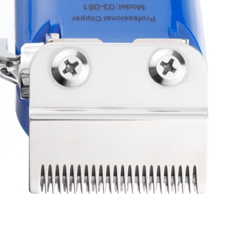 03-081 Blue DEWAL Машинка для стрижки 6000 об/мин, аккум/сет, нож 45 мм, 6 насадок 0,8-2,0 мм