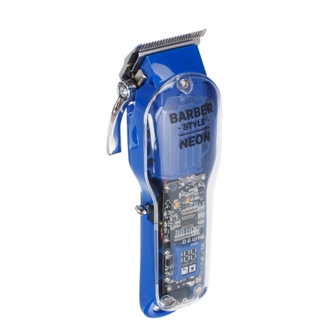 03-081 Blue DEWAL Машинка для стрижки 6000 об/мин, аккум/сет, нож 45 мм, 6 насадок 0,8-2,0 мм