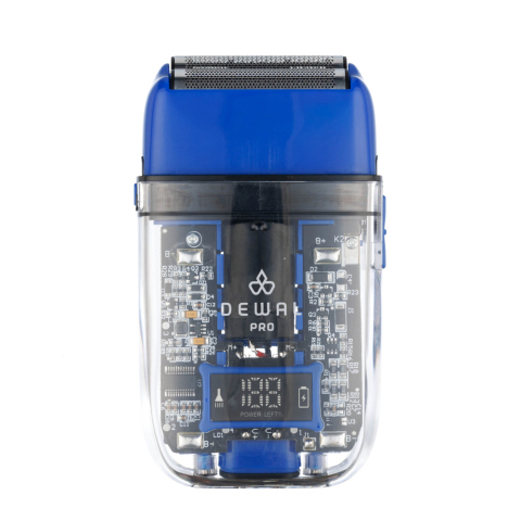 03-082 Blue DEWAL Шейвер для проработки контуров бороды