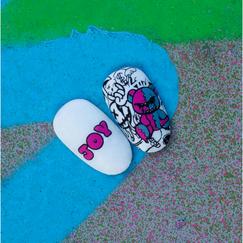 Lesly Пластины для стемпинга 9,5*14,5 см Street Art