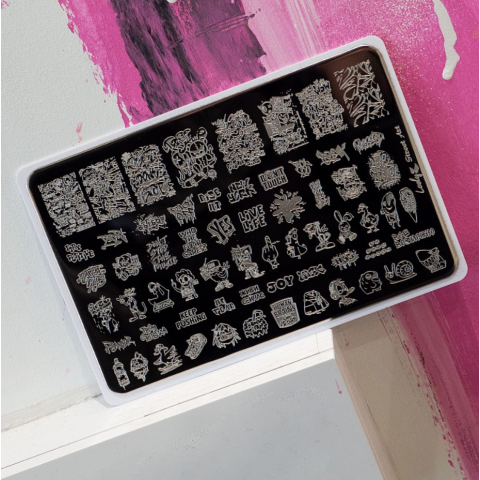 Lesly Пластины для стемпинга 9,5*14,5 см Street Art