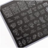 Lesly Пластины для стемпинга 9,5*14,5 см Street Art