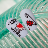 Lesly Пластины для стемпинга 6*12 см Feelings