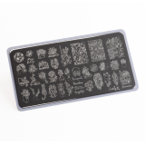 Lesly Пластины для стемпинга 6*12 см Flowers