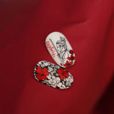 Lesly Пластины для стемпинга 6*12 см Flowers