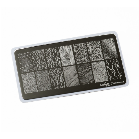 Lesly Пластины для стемпинга 6*12 см Textures 2