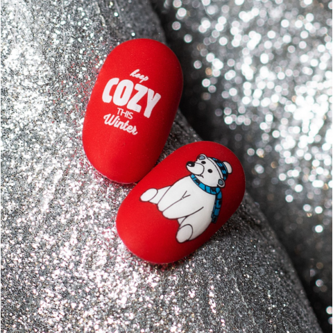 Lesly Пластины для стемпинга 6*12 см Winter! Baby