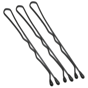 SLN50V-1/24 Невидимки черные волна (24 шт)