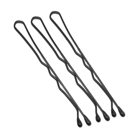 SLN50V-1/24 Невидимки черные волна (24 шт)