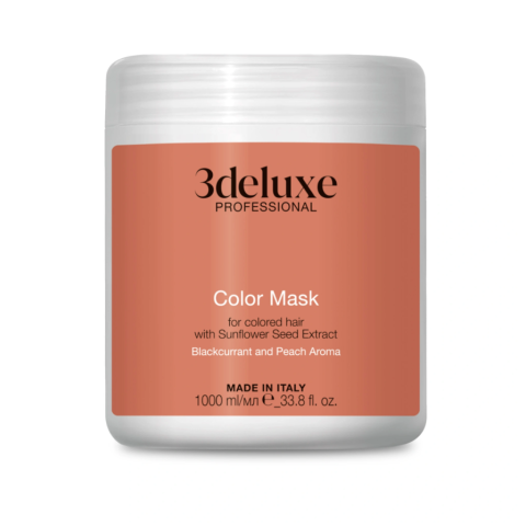3DELUXE Маска для сохранения цвета и блеска окрашенных волос, 1000 мл.