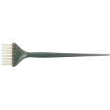 JPP048M-1 grey Кисть для окрашивания с белой щетиной узкая серая