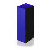 0252 RuNail Шлифовщик для искусственных ногтей пурпурный, 150/150/100