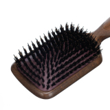 BRNN-362 DEWAL Щетка массажная прямоугольная, натуральная щетина, нейлоновый штифт, 11 рядов