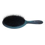 BRS02 DEWAL Щетка массажная овальная, с нейлоновым штифтом и натуральной щетиной, 15 рядов