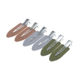 CL23brown Зажим "Лепесток" пластик, 6 см (6 шт)