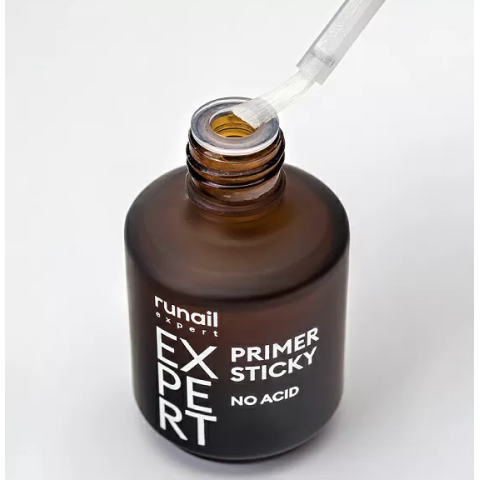 151/15 RuNail Expert Праймер бескислотный с липким слоем, 15 мл.