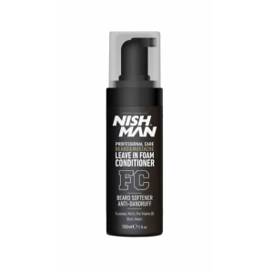 NISHMAN Несмываемый кондиционер-пенка для бороды и усов, 150 мл.