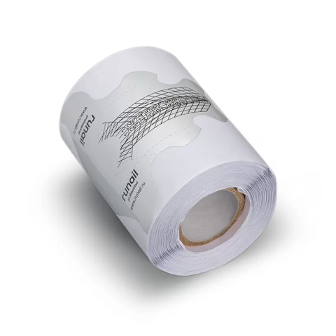 4099 RuNail Формы одноразовые Серебро, 100 шт.