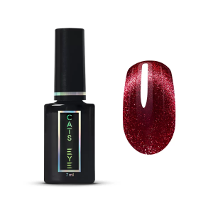 9915 RuNail Гель-лак RED Cat's eye, 7 мл.