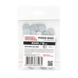 NN D15-240-AZ (35) Файлы для дисков сменные, 240 грит, 35 шт, Зебра