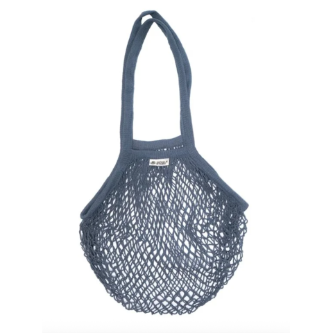 0621 Авоська с удлиненной ручкой на плечо, серый графит