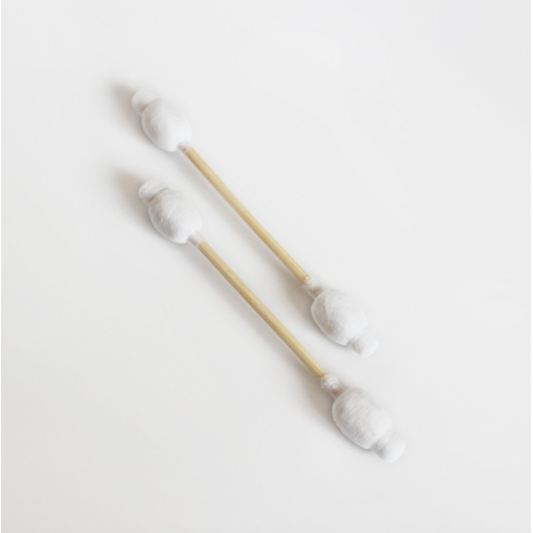 3509 Бамбуковые ватные палочки со стоппером, 100 шт.