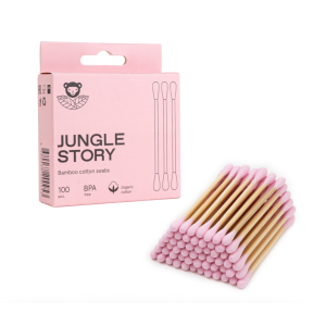 0953 Ватные палочки Pink, ультра мягкий хлопок