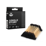 0454 Ватные палочки Black, ультра мягкий хлопок