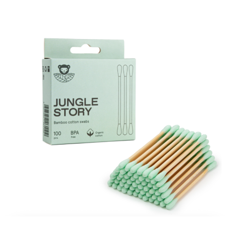 1109 Ватные палочки Green, ультра мягкий хлопок