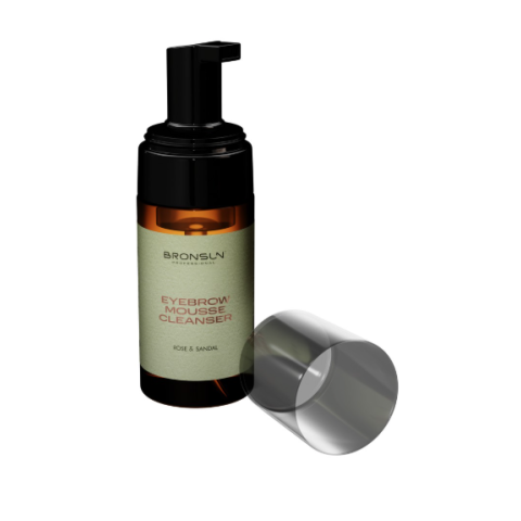 BRONSUN Мусс-пенка для очищения бровей Rose&Sandal, 100 мл.