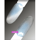 Lovely Гель-лак Aura №01 Кошачий глаз с эффектом втирки, 7 мл.