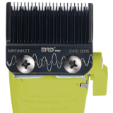 MRD-HC-999C green Машинка для стрижки, 10000-13000 об/мин, нож 45 мм, 0,3-4,0 мм, 6 насадок