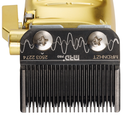 MRD-HC-999C gold Машинка для стрижки, 10000-13000 об/мин, нож 45 мм, 0,3-4,0 мм, 6 насадок