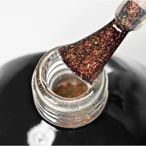 9910 RuNail Топ глянцевый Coat Effect Opal Aurora, 9 мл.