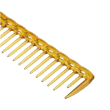 63139 DEWAL Расческа рабочая 18,4 см, золотистая