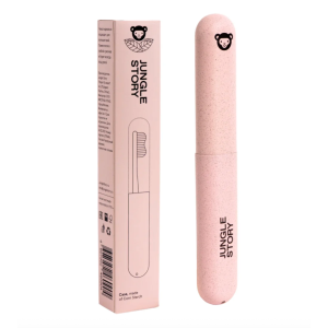 Футляр Биоразлагаемый для зубной щетки, Розовый