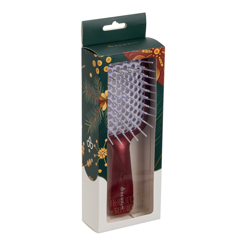 NY5 DEWAL Щетка для укладки Новый год, 11 рядов