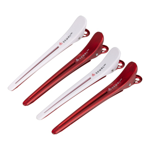 NY4 DEWAL Зажим для волос Новый год, цветной, пластик/металл, 11 см, 4 шт.