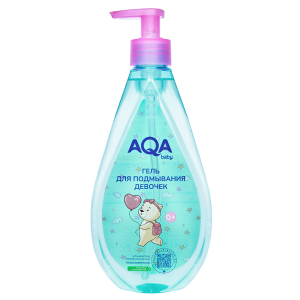 AQA baby Гель для девочек, 400 мл.