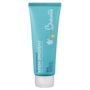 Baby Balance Интенсивный крем-эмолент для лица и тела младенца, 75 мл.