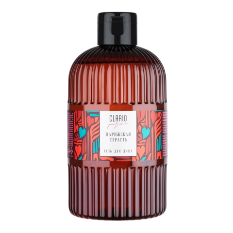 CLARIO Парфюмированный гель для душа Парижская страсть, Увлажнение и обновление, 500 мл.