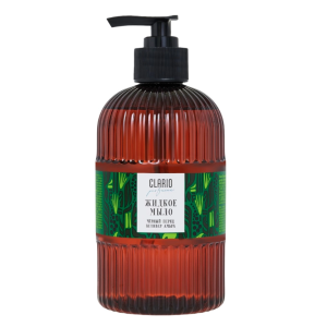 CLARIO Парфюмированное жидкое мыло Черный перец, Ветивер, Амбра, 500 мл.